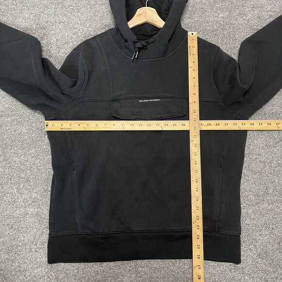 Hollister Women's Black Hooded Sweatshirt XL Casual Fit - Picture 5 of 5